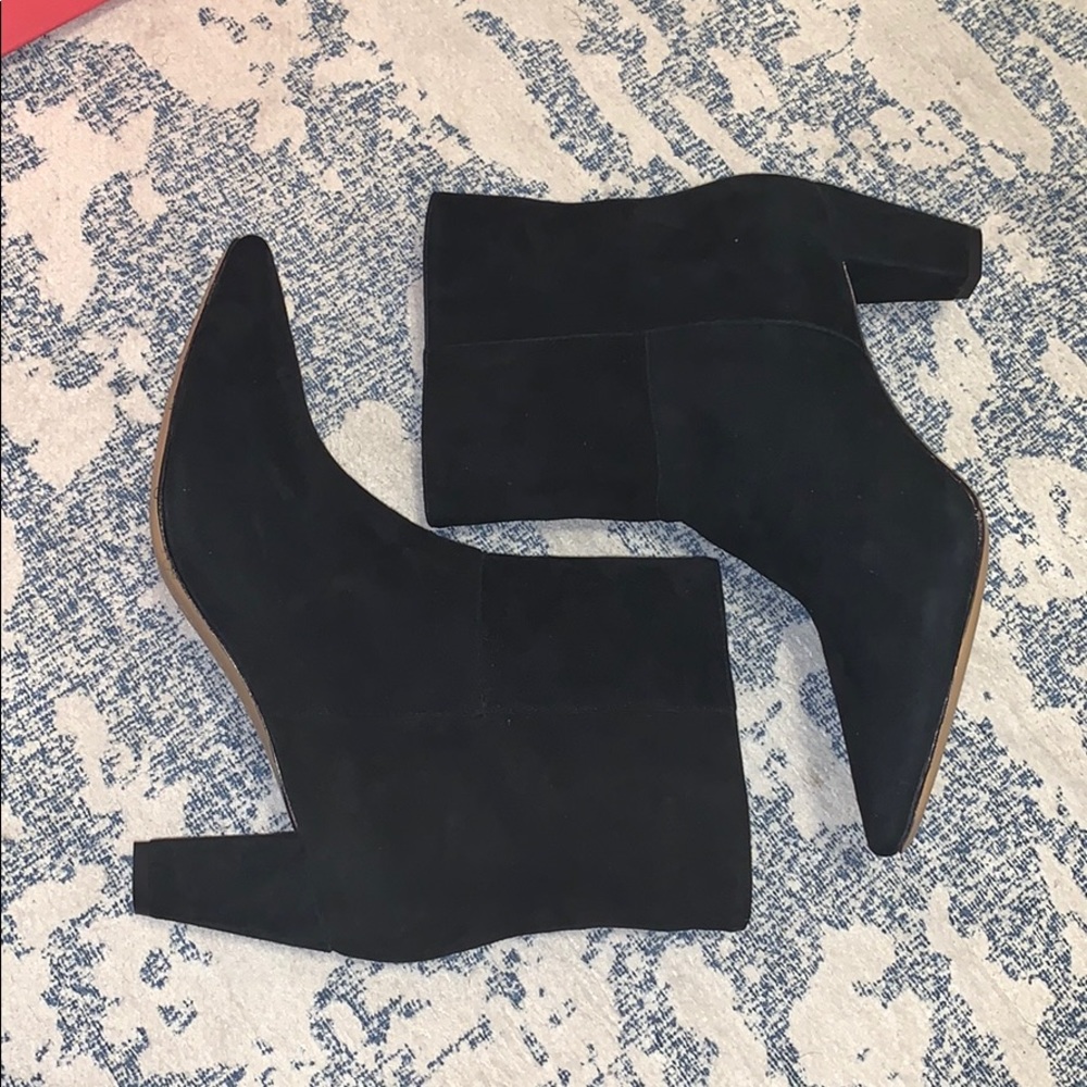 [NWOT] Rachel Zoe Black Suede Ginz Ankle Boot